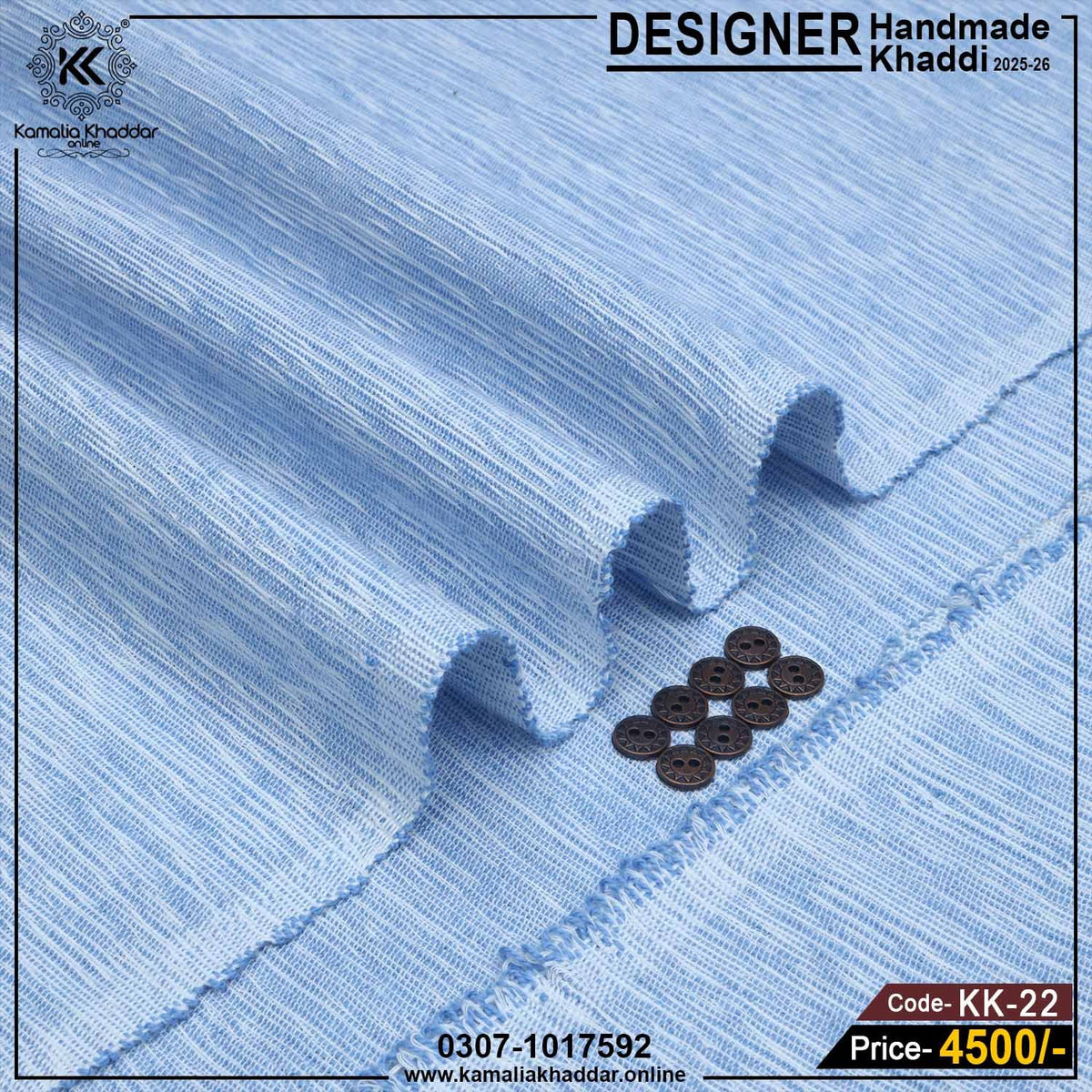 Designer Handmade Khaddi KK-22