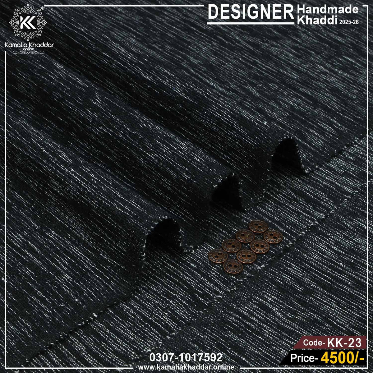 Designer Handmade Khaddi KK-23