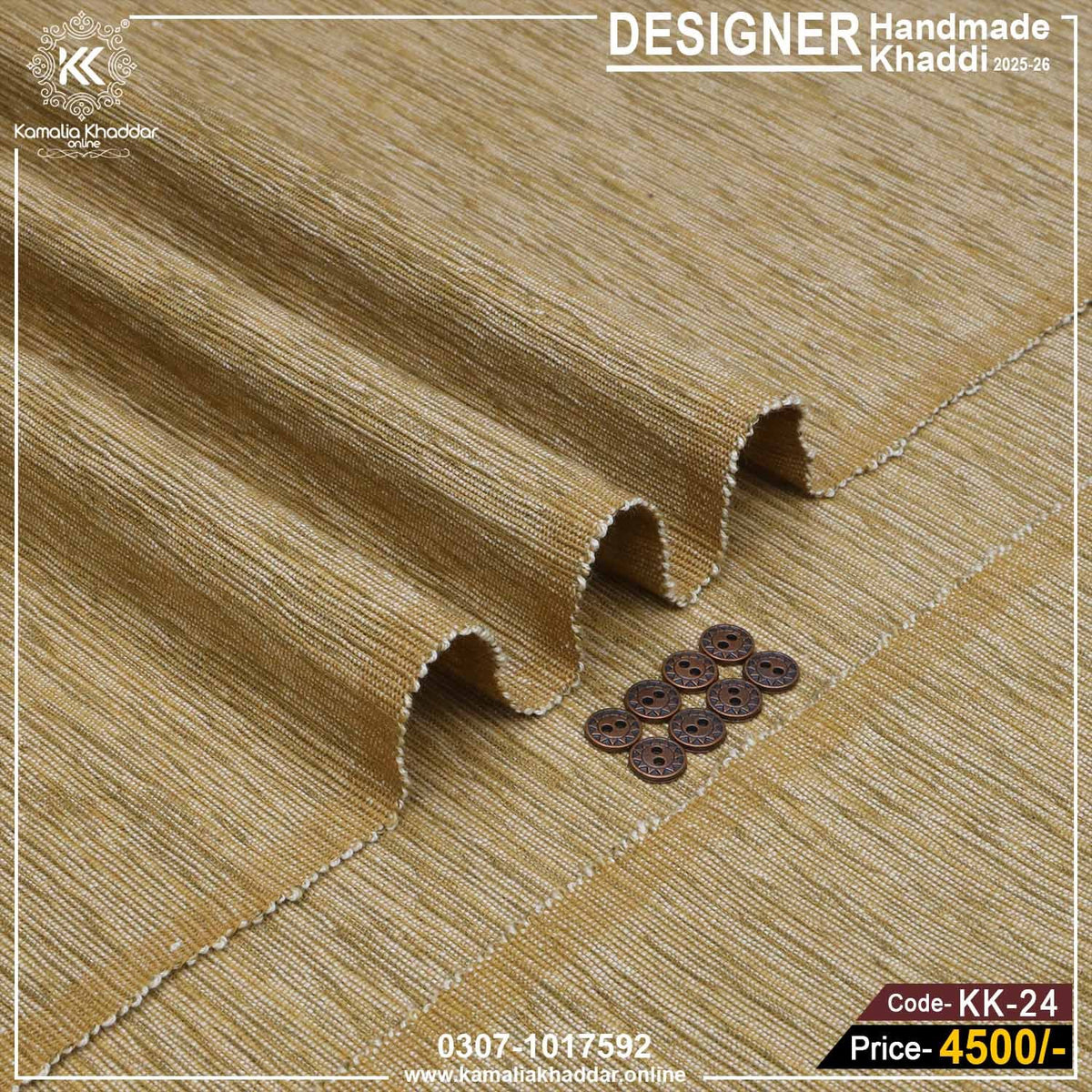 Designer Handmade Khaddi KK-24