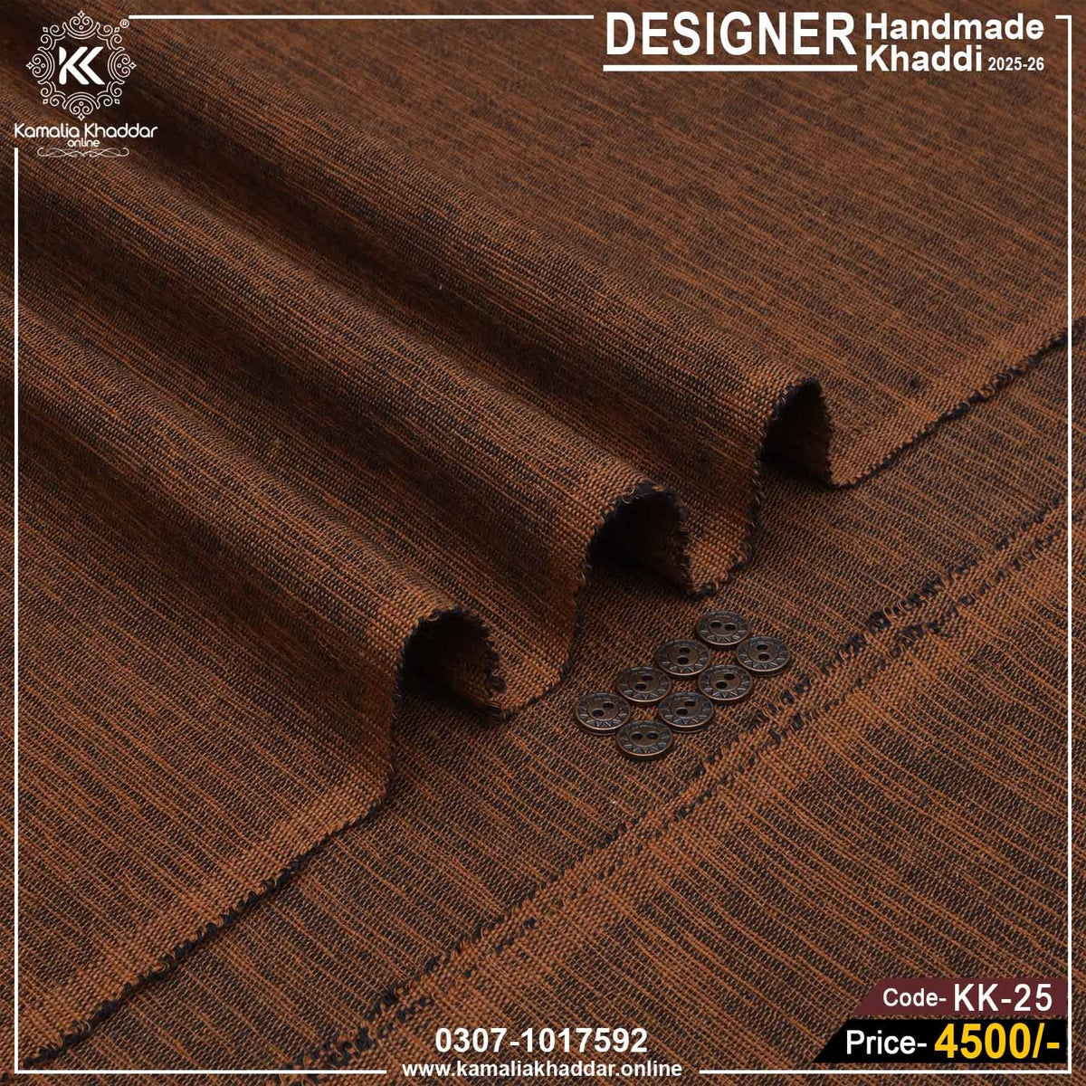 Designer Handmade Khaddi KK-25