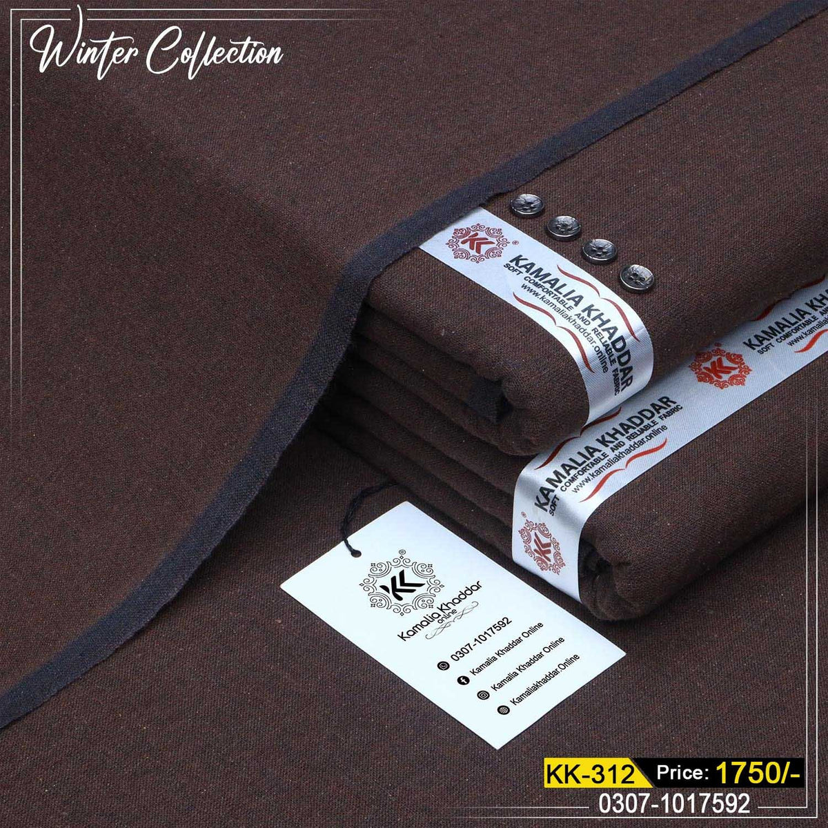 Pack Of 2 Cotton Khaddi KK-914