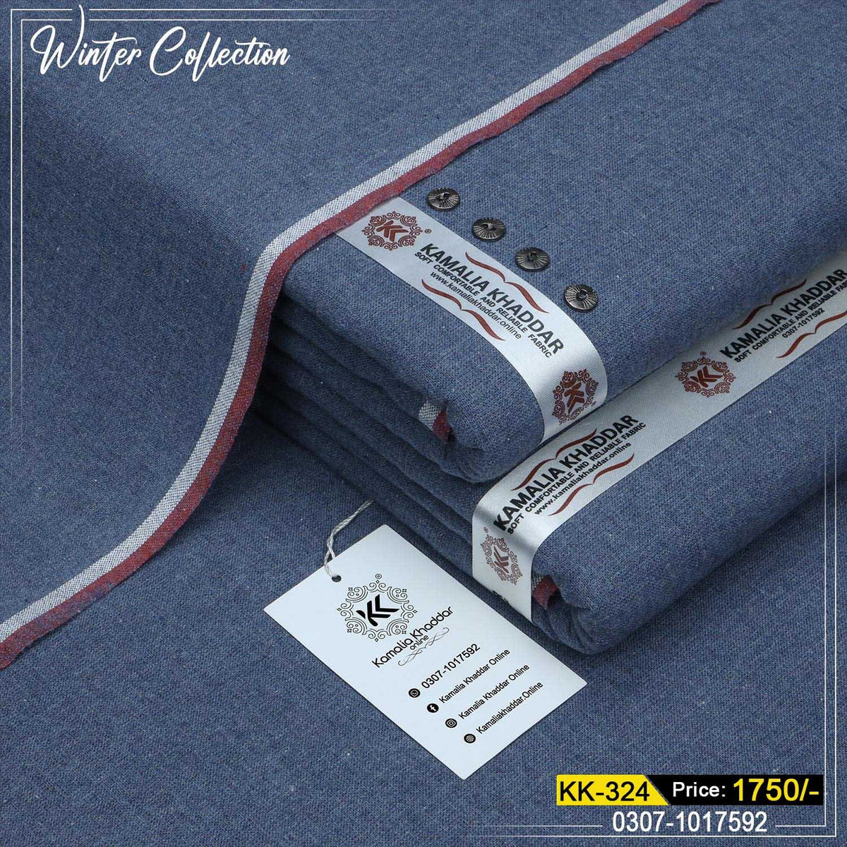 Pack Of 2 Cotton Khaddi KK-915