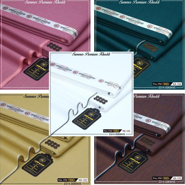 Pack Of 4 Premium Khaddi KK-932