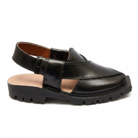Premium Brown Leather Peshawari Chappal