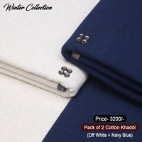 Pack Of 2 Cotton Khaddi KK-913