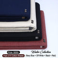 Pack Of 4 Cotton Khaddi KK-901