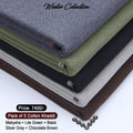 Pack Of 5 Cotton Khaddi KK-906