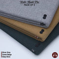 Pack Of 3 (Silver Gray+Camel Beige+Deep Olive) KK-819